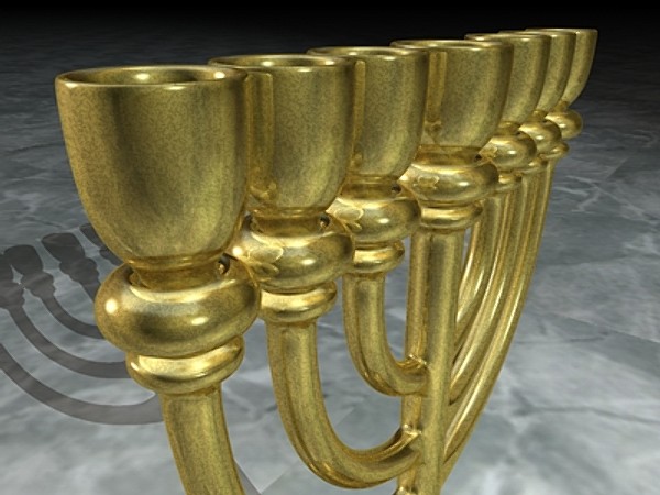 Golden Lampstand (Menorah) - Basic