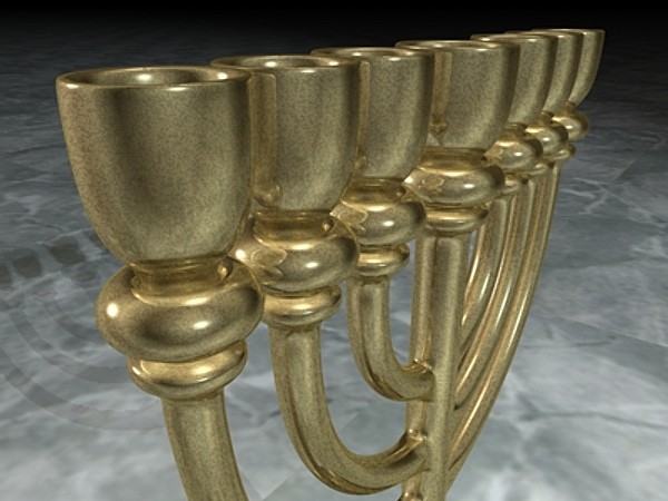 Golden Lampstand (Menorah) - Basic