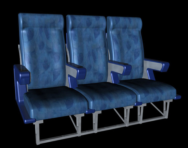 airline seating c4d - Airline_Seats.zip by djackson44