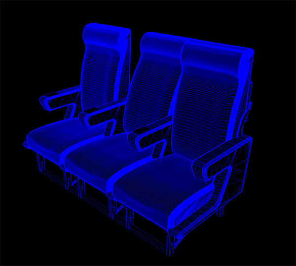 airline seating c4d - Airline_Seats.zip by djackson44