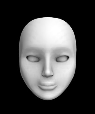 mask doll 3d model - A head and a mask by 3D HANNIBAL