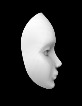 mask doll 3d model - A head and a mask by 3D HANNIBAL