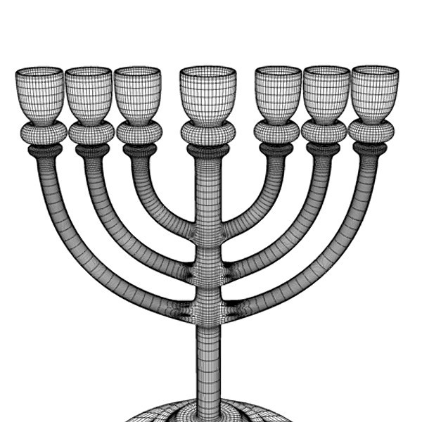 Golden Lampstand (Menorah) - Basic