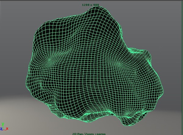 maya meteorite rock - meteorite by cgbeige