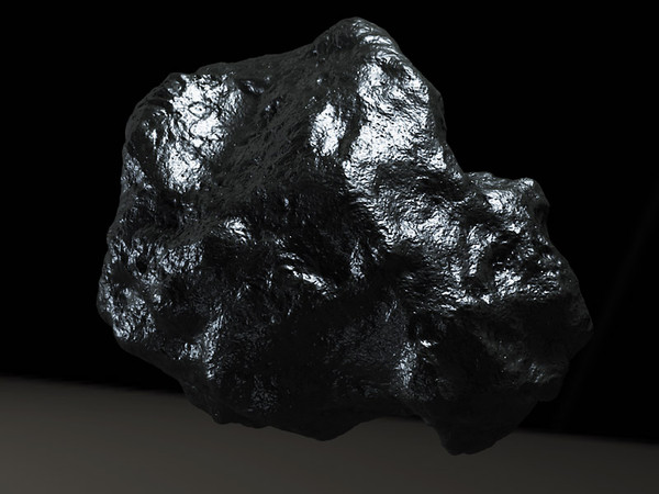 maya meteorite rock - meteorite by cgbeige