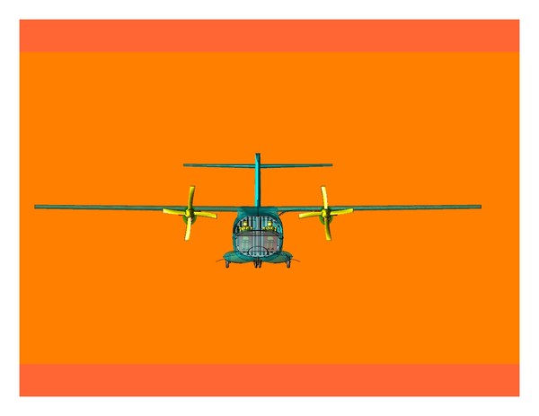 ev-55 outback aircraft sat 3d model - Outback (rev) .dwg, .dxf(zip), .sat or .3dm  or SketchUp by RodgerSaintJohn