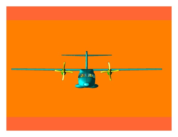 ev-55 outback aircraft sat 3d model - Outback (rev) .dwg, .dxf(zip), .sat or .3dm  or SketchUp by RodgerSaintJohn