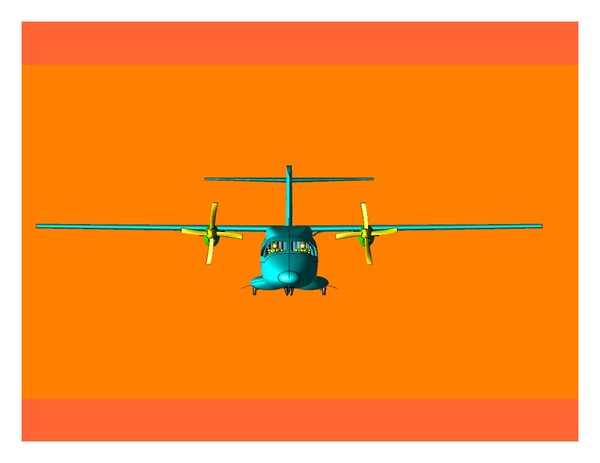 ev-55 outback aircraft sat 3d model - Outback (rev) .dwg, .dxf(zip), .sat or .3dm  or SketchUp by RodgerSaintJohn