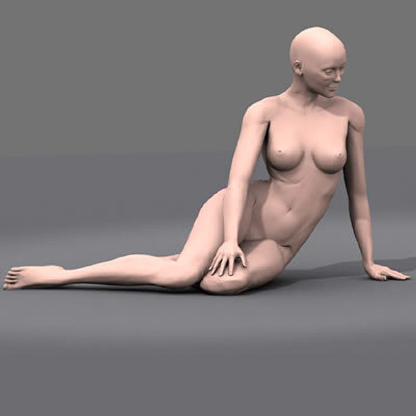 3d nathalie female hair - Nathalie 01 model by BARAKA