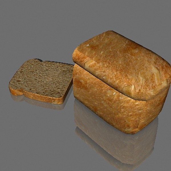 3d lw bread loaf - Bread Loaf by mostlysquare