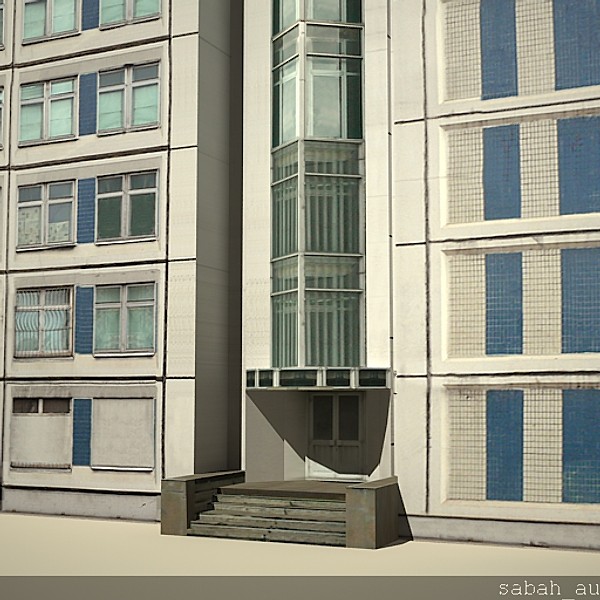 3d building games model - Building 06 Lowpoly by sabah_au