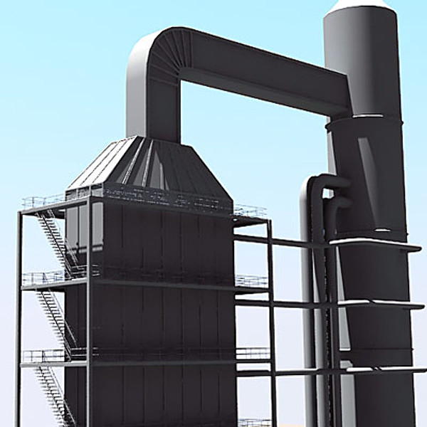 industrial tower 3d max - Industrial Tower IV by QLEE