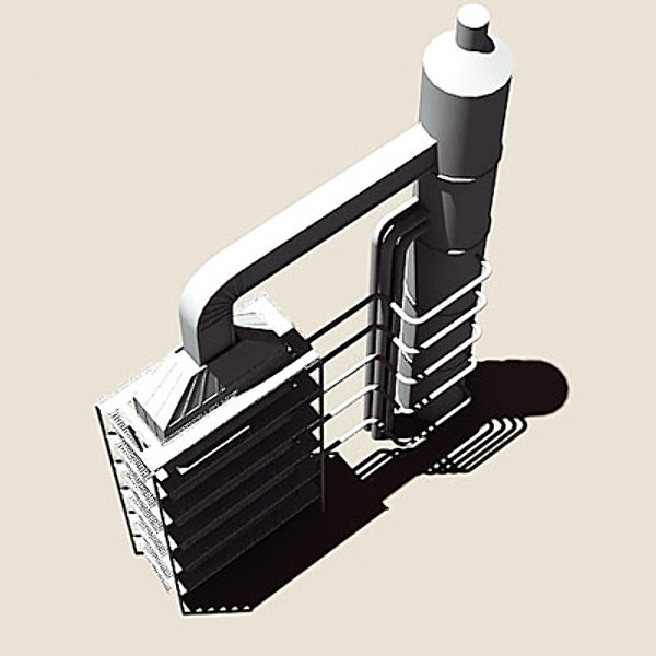 industrial tower 3d max - Industrial Tower IV by QLEE