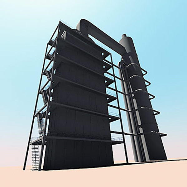 industrial tower 3d max - Industrial Tower IV by QLEE