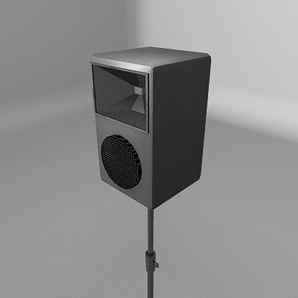 3d model of pa speaker - PA Speakers by My3DGuy