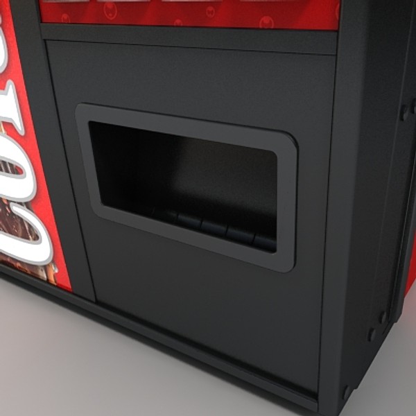 soda machine 5 3d model - soda machine 5 by monkeyodoom
