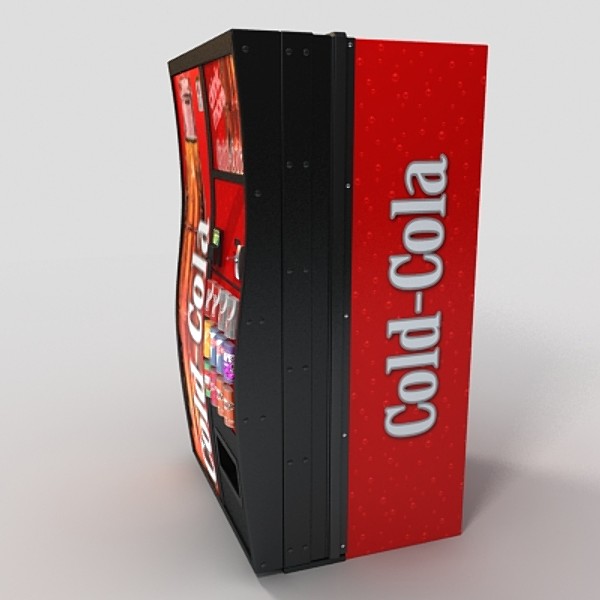 soda machine 5 3d model - soda machine 5 by monkeyodoom