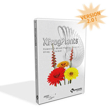 3d xfrogplants florist’s chrysanthemum x model - XfrogPlants Florist’s Chrysanthemum by xfrog