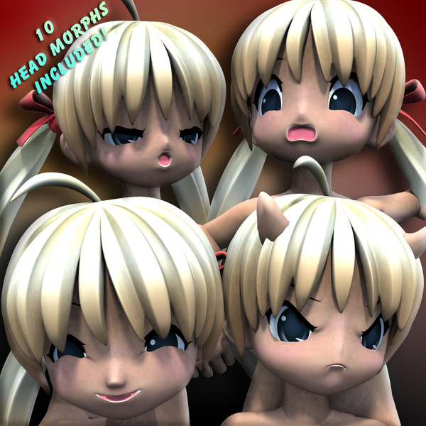poser morphs 3d pz3 - Cherry, NearMe Morphs and Texture by Darkseal