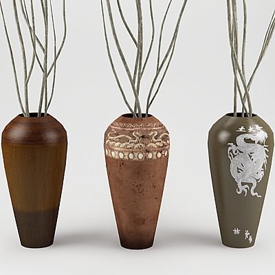 3ds max vase decor - Decorative Vases_02 by bihoreanul