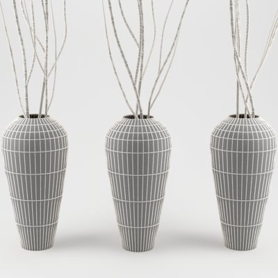 3ds max vase decor - Decorative Vases_02 by bihoreanul