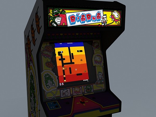 3d dig dug arcade - dig dug arcade by monkeyodoom