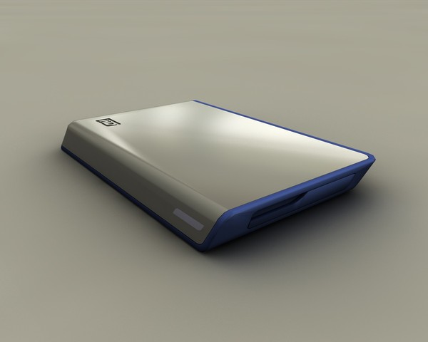3ds max western digital hard - Western Digital Hard Drive External Passport by Hoppy3D