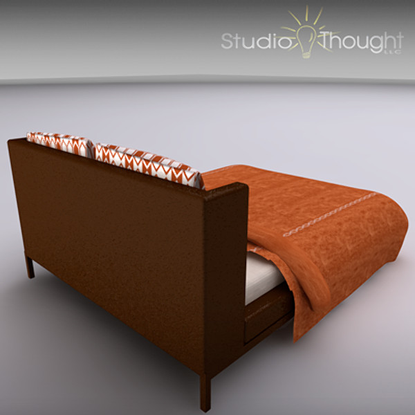3ds bed hdr light rig - Bed within HDR light rig by StudioThought