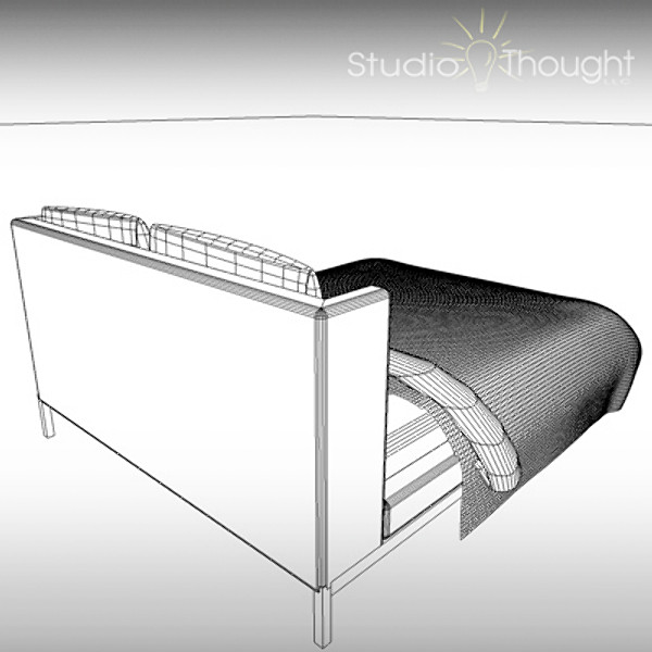 3ds bed hdr light rig - Bed within HDR light rig by StudioThought