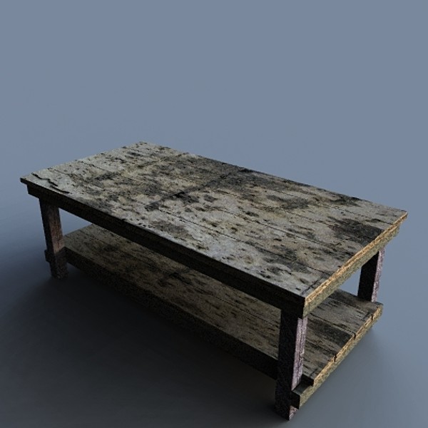 old work bench 3d 3ds - OldWorkBench_MAX8.zip by MDK Graphics