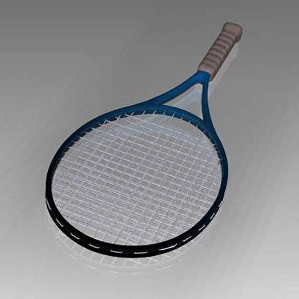 tennis racket 3d obj - Tennis Racket by mostlysquare