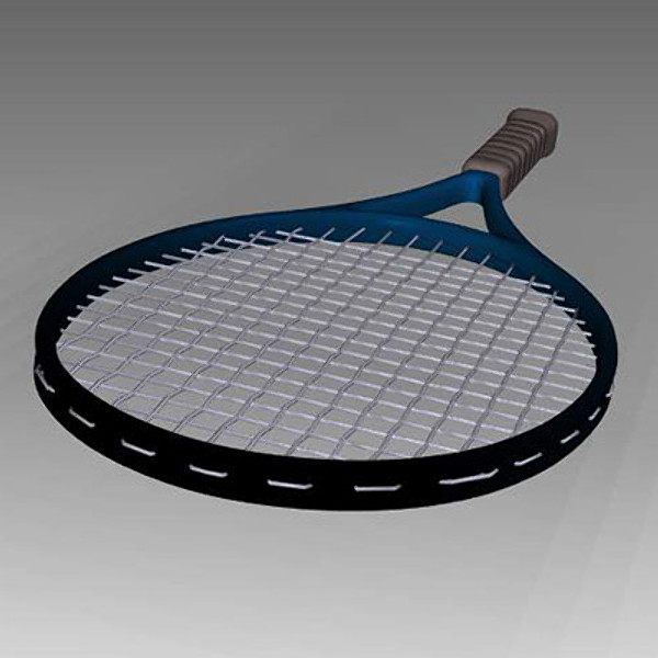 tennis racket 3d obj - Tennis Racket by mostlysquare