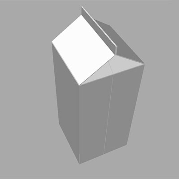 3d model milk carton - Milk Carton by mostlysquare