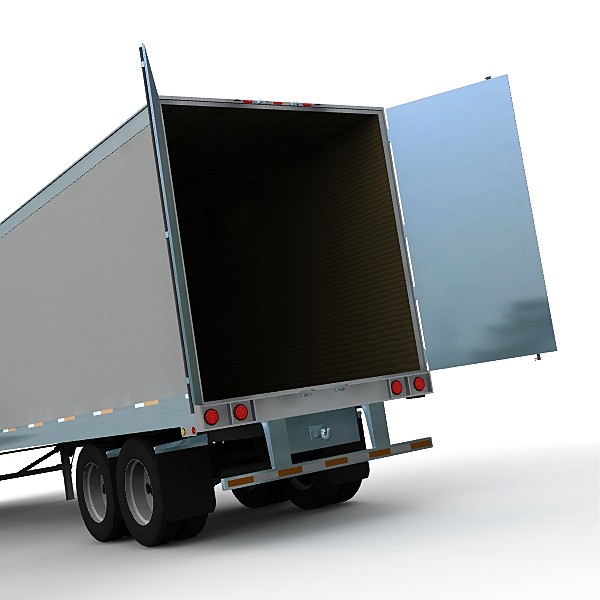 3d model 48ft reefer trailer truck - Great Dane Classic 48ft reefer by bansheewoj
