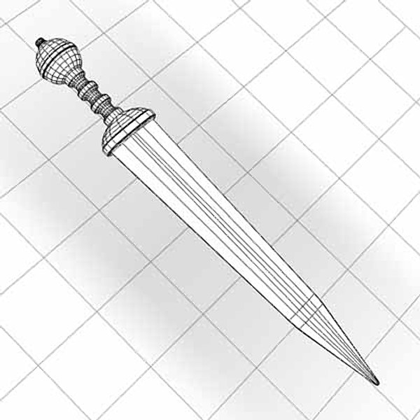 3d gladius maintz sword model - Gladius Maintz by mostlysquare