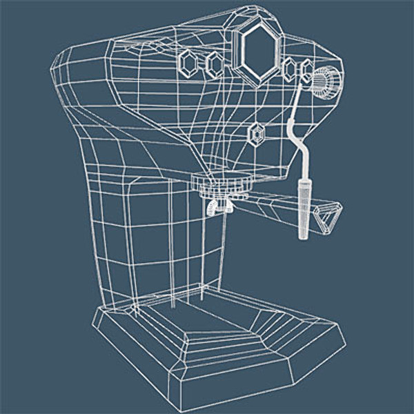 espresso machine obj - Espresso Machine_obj by TMG CG Art