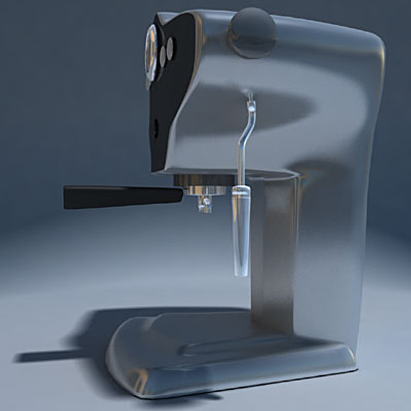 espresso machine obj - Espresso Machine_obj by TMG CG Art