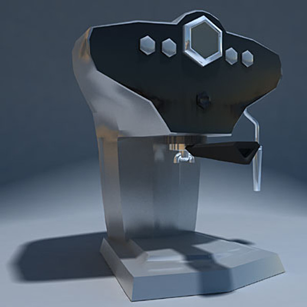 espresso machine obj - Espresso Machine_obj by TMG CG Art