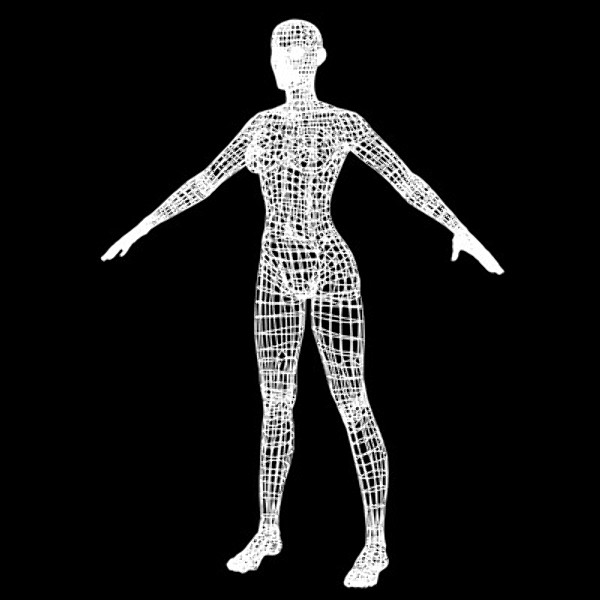 3d biped physique woman andrea - Andrea.zip by 3dMag