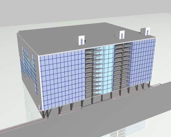 shopping complex 3d 3ds - Shopping Complex_SC03 by sabah_au