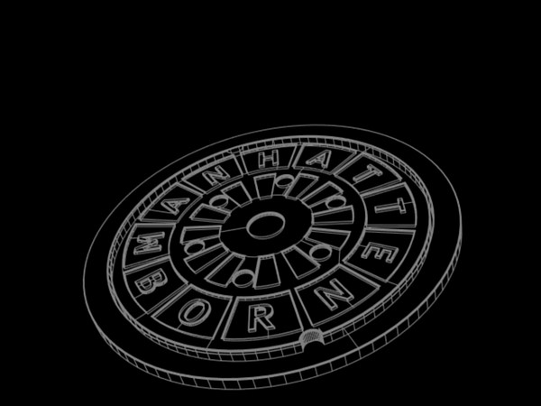 3d manhole cover model - ManholeCoverManhatten.zip by NeoSunaru