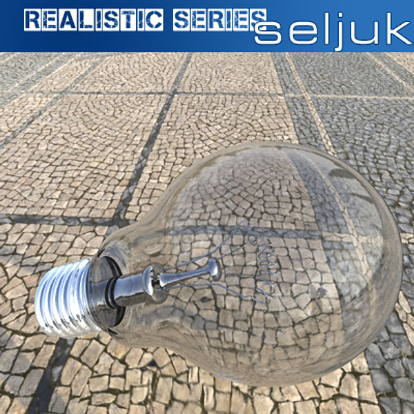 realistic light bulb 3ds - Light Bulb by seljuks