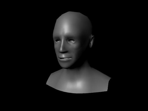 3d male face model - face_male.mb by MrAFK