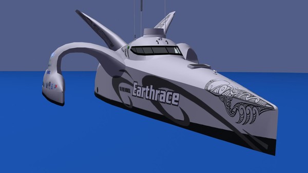 earthrace powerboat futuristic 3d max - Earthrace by mach 3 graphics