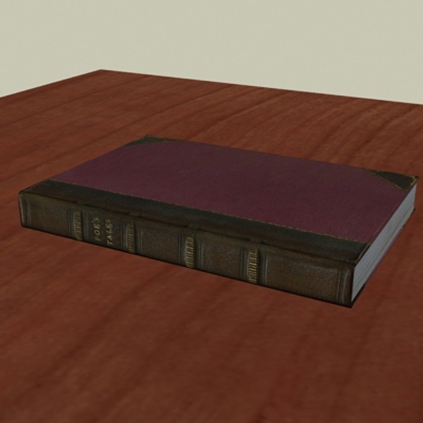 vintage book 3d model - Vintage Book by mostlysquare