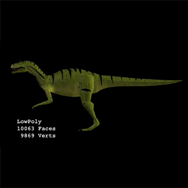 maya allosaurus ground sky - Allosaurus.mb by EMB3D