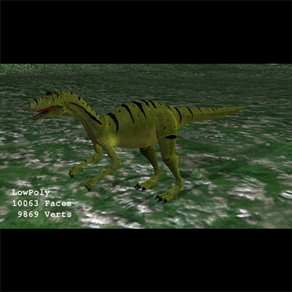 maya allosaurus ground sky - Allosaurus.mb by EMB3D