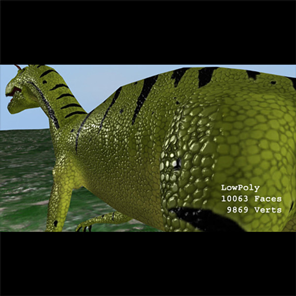 maya allosaurus ground sky - Allosaurus.mb by EMB3D