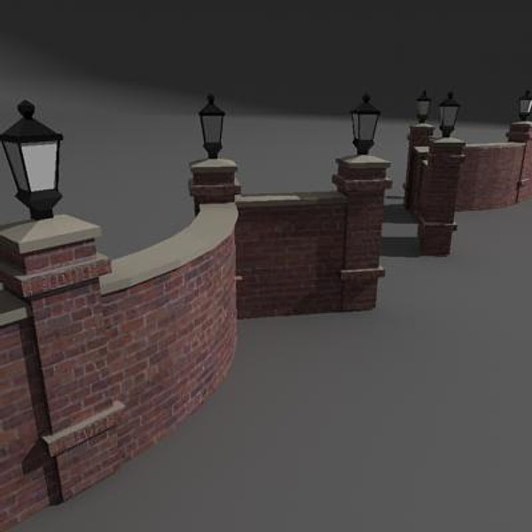 decorative brick wall 3d ma - Decorative Brick Wall Collection by ArtboySHF