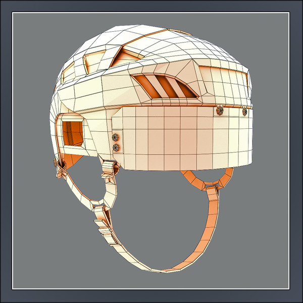 ice hockey helmet - max - Ice Hockey Helmet - Goal Keeper by Tornado Studio
